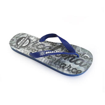 Decathlon Herren-strand-flip-flops in grau mit gummisohle Angebot