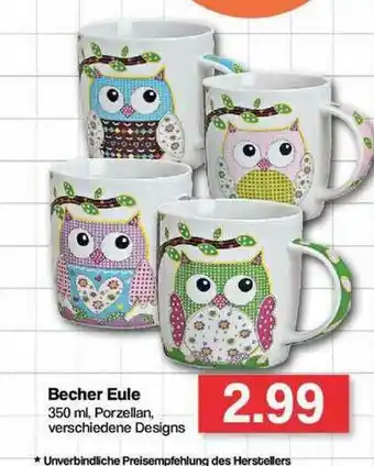 Famila Nord Ost Becher Eule Angebot