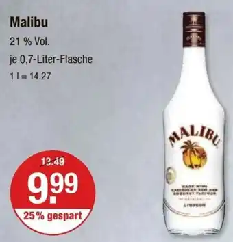 V Markt Malibu 0,7-Liter-Flasche Angebot