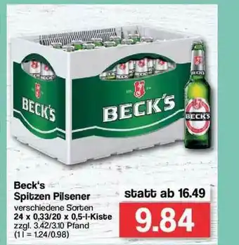 Famila Nord Ost Beck's Spitzen Pilsener Angebot