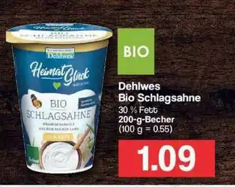 Famila Nord Ost Dehlwes Bio Schlagsahne Angebot