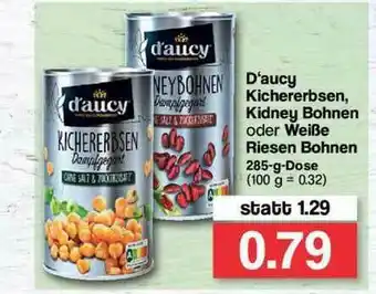 Famila Nord Ost D'aucy Kichererbsen, Kidney Bohnen Oder Weiße Riesen Bohnen . Angebot