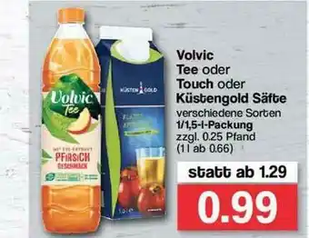 Famila Nord Ost Volvic Tee Oder Touch Oder Küstengold Säfte Angebot