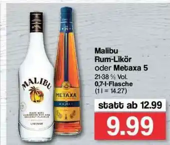 Famila Nord Ost Malibu Rum-likör Oder Metaxa 5 Angebot