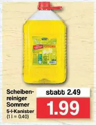 Famila Nord Ost Scheibenreiniger Sommer Angebot