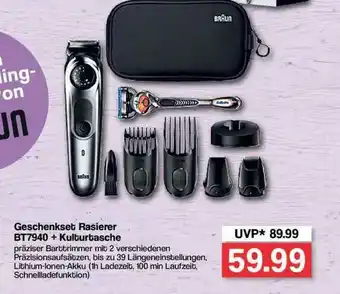 Famila Nord Ost Geschenkset Rasierer Bt7940 + Kulturtasche Angebot