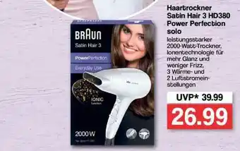 Famila Nord Ost Haartrockner Satin Hair 3 Hd380 Power Perfection Solo Angebot