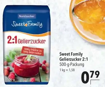 CITTI Markt Sweet Family Gelierzucker 2:1 500-g-Packung Angebot