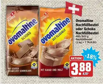 Hit Ovomaltine Nachfüllbeutel Oder Schoko Bachfüllbeutel Angebot