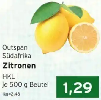 CAP Markt Outspan Südafrika Zitronen 500 g Beutel Angebot