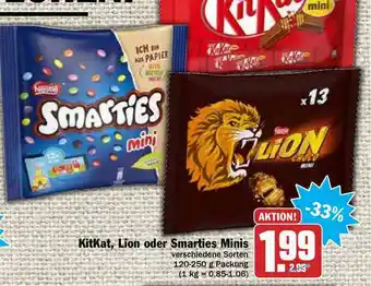 Hit Ktikat, Lion Oder Smarties Minis Angebot