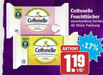 Hit Cottonelle Feuchttücher Angebot