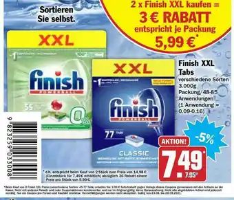 Hit Finish Xxl Tabs Angebot