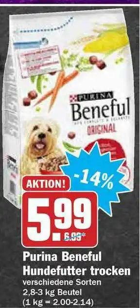 Hit Purina Beneful Hundefutter Trocken Angebot