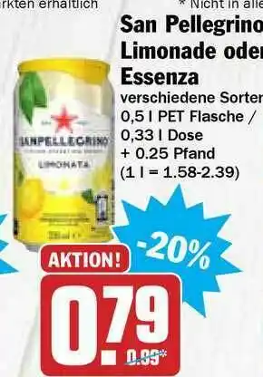 Hit San Pellegrino Limonaden Oder Essenza Angebot