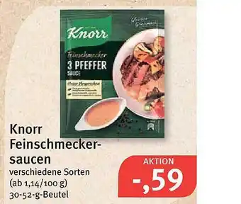 Feneberg Knorr Feinschmeckersaucen Angebot