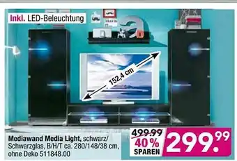 Möbel Boss Mediawand Media Light Angebot