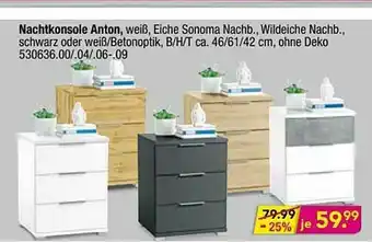 Möbel Boss Nachtkonsole Anton Angebot