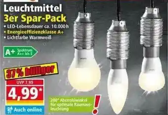 Norma Leuchtmittel 3er Spar-pack Angebot