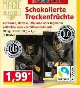 Norma Magie Du Chocolat Schokolierte Trockenfrüchte Angebot