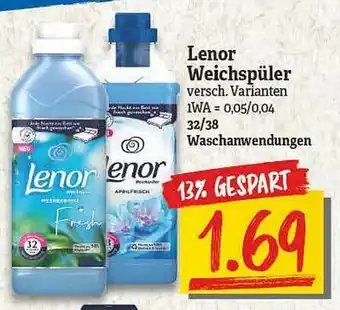 NP Discount Lenor Weichspüler Angebot