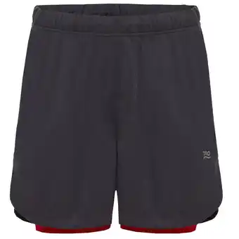 Decathlon Atmungsaktive herren laufshort nero mit tight nero Angebot