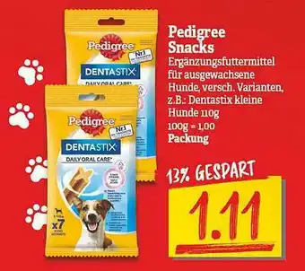 NP Discount Pedigree Snacks Angebot