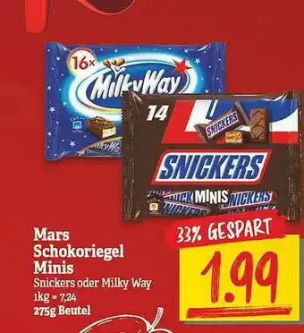 NP Discount Mars Schokoriegel Minis Angebot