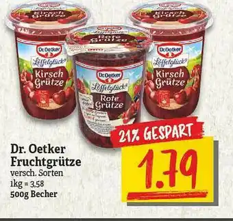 NP Discount Dr. Oetker Fruchtgrütze Angebot