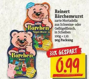 NP Discount Reinert Bärchenwurst Angebot