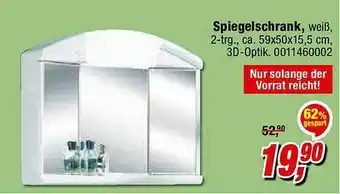 Opti Wohnwelt Spiegelschrank Angebot