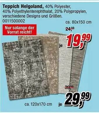 Opti Wohnwelt Teppich Helgoland Angebot