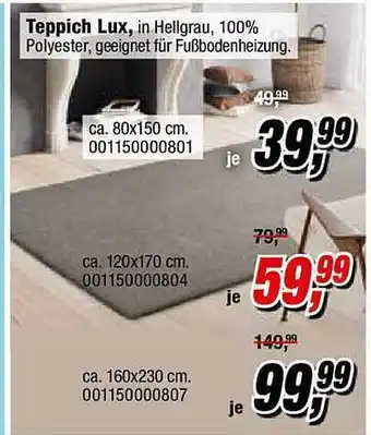 Opti Wohnwelt Teppich Lux Angebot