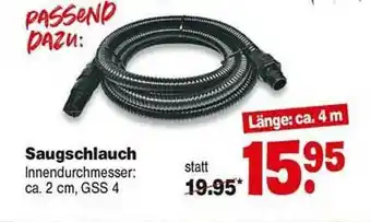 Repo Markt Saugschlauch Angebot