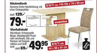 Repo Markt Säulentisch Angebot