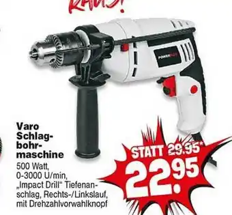 Repo Markt Varo Schlagbohr Maschine Angebot