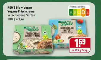 REWE Kaufpark Rewe Bio+ Vegan Vegane Frischcreme Angebot