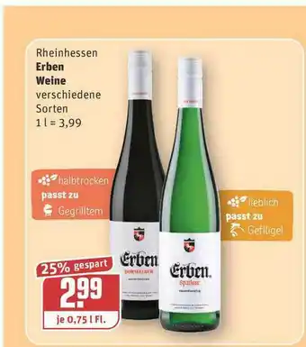 REWE Kaufpark Rheinhessen Erben Weine Angebot