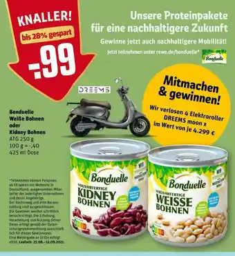 REWE Kaufpark Bonduelle Weiße Bohnen Oder Kidney Bohnen Angebot