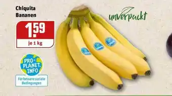 REWE Kaufpark Unverpackt Chiquita Bananen Angebot