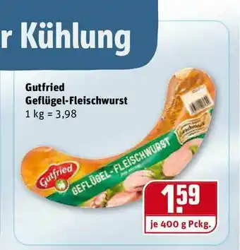 REWE Kaufpark Gutfried Geflügel-fleischwurst Angebot