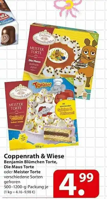 Famila Nord Ost Coppenrath & Wiese Benjamin Blümchen Torte, Die Maus Torte Oder Meister Torte Angebot