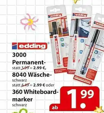 Famila Nord Ost Edding 3000 Permanent 8040 Wäsche Oder 360 Whiteboard-marker Angebot