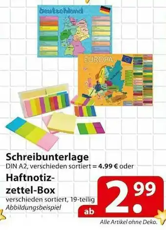 Famila Nord Ost Schreibunterlage Oder Haftnotiz Zettel-box Angebot