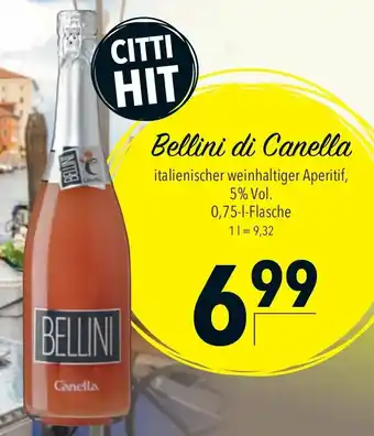 CITTI Markt Bellini di Canella 750ml Angebot