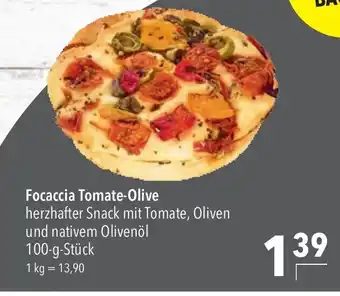 CITTI Markt Focaccia Tomate-Olive 100-g-Stück Angebot