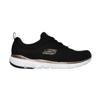 Decathlon Walking schuhe sneaker damen skechers - flex appeal 3.0 schwarz Angebot