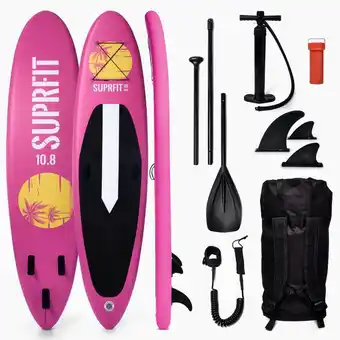 Decathlon Sup board set aufblasbar - touring stand up paddle 10'8 halia grey Angebot