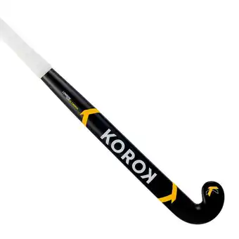 Decathlon Feldhockeyschläger fh920 mit 20 % carbon low bow schwarz/gelb Angebot