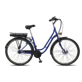 Decathlon Allegro e-bike boulevard 7 plus 374 e-citybike blau wave 45 cm 28 zoll Angebot